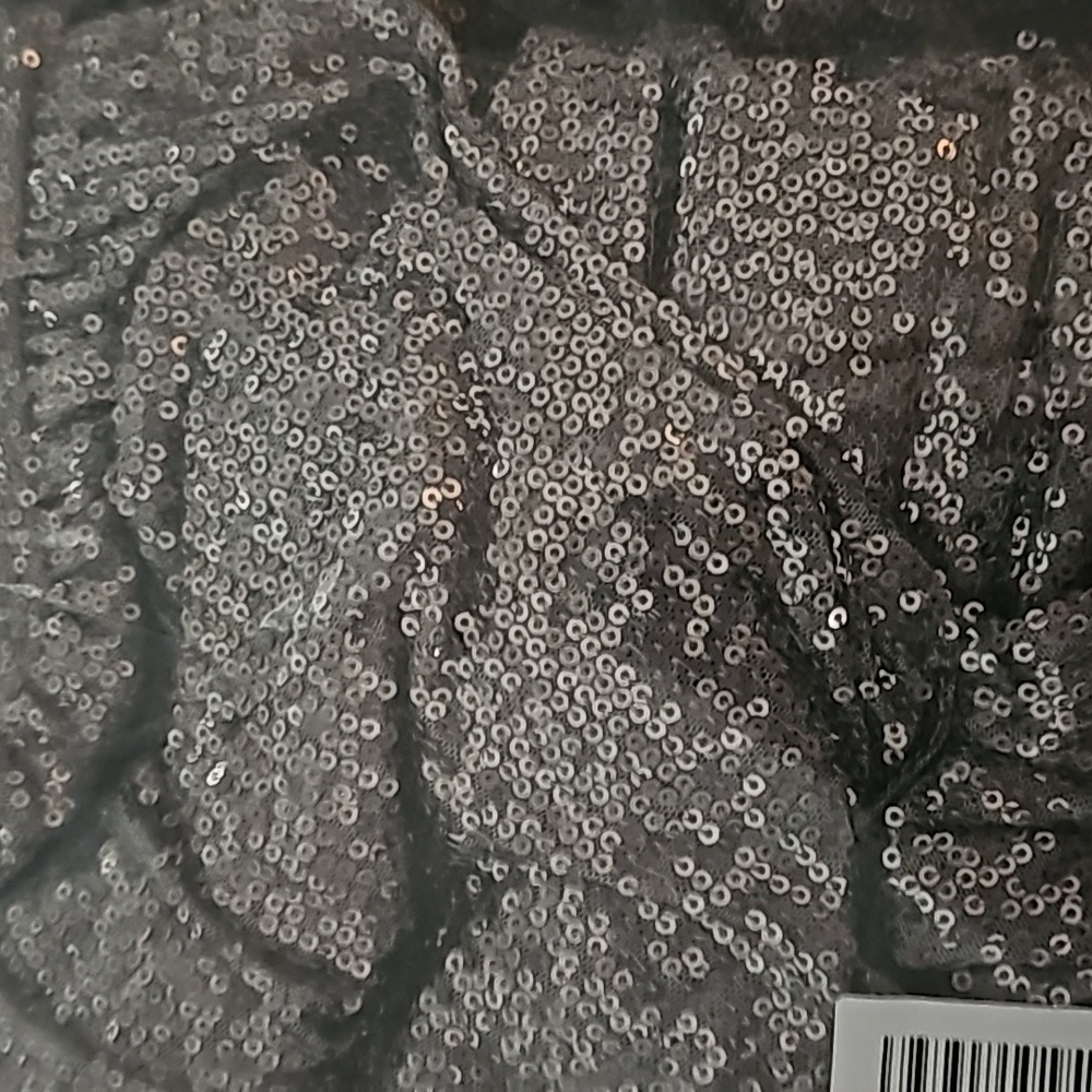 Grey, Ruched, Backless, Sleeveless,  Contrast Sequined and Mesh Mermaid … - Picture 8 of 11